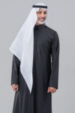 Al Shiaka Venieri Shemagh for men - White - Image 2