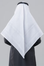 Al Shiaka Venieri Shemagh for men - White - Image 3