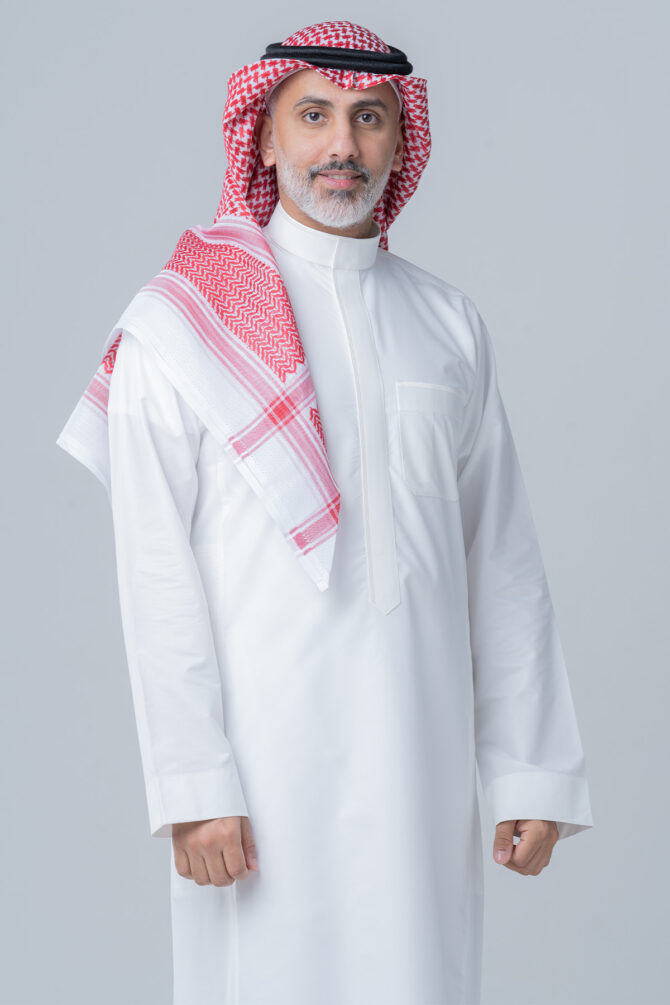 Al Shiaka Venieri 2 Shemagh for men - Red - Image 2