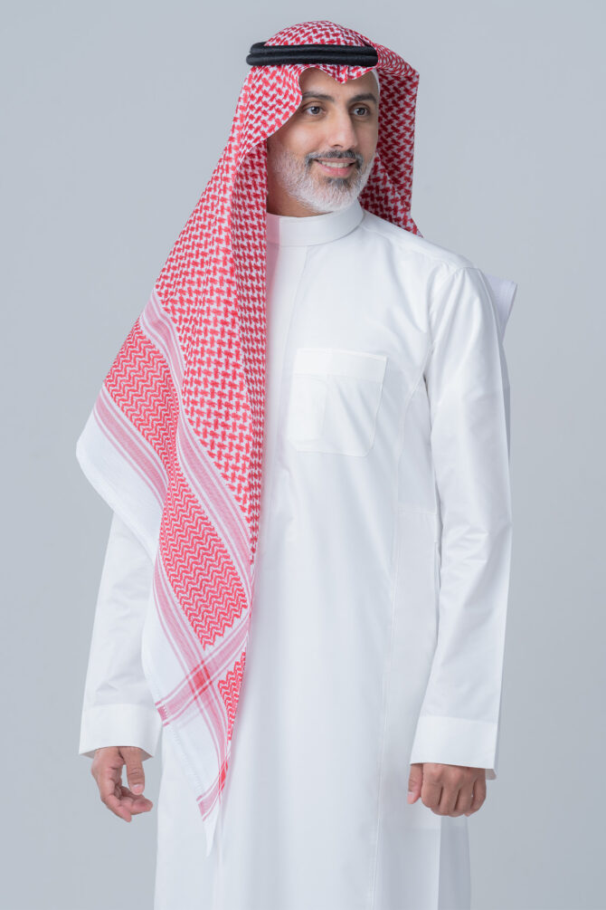Al Shiaka Venieri 2 Shemagh for men - Red - Image 3