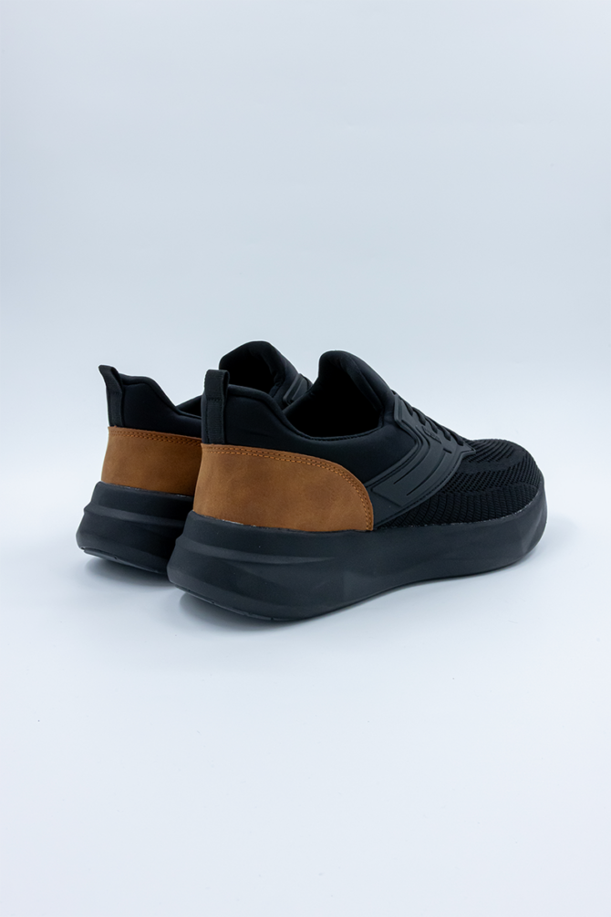 AlShiaka Wesm Black & Brown Men’s casual Shoes - Image 3
