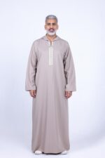 Prime Moroccan Jalabiya – Light Brown for men