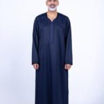Prime Moroccan Jalabiya – Navy