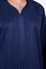 ⁦جلابية برايم المغربية – كحلي⁩ - الصورة ⁦3⁩