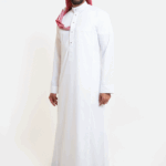 ثوب الشياكة ري ثوب رجالي, أبيض, أزارير