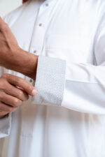 Thobe Rethobe, White Color, Button , Men - Image 4