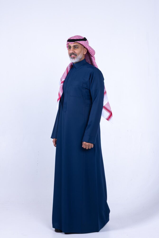 ⁦ثوب الشياكة الفاخر سميراميس, لون كحلي⁩ - الصورة ⁦2⁩
