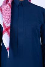⁦ثوب الشياكة الفاخر سميراميس, لون كحلي⁩ - الصورة ⁦3⁩