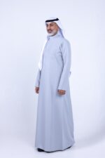 ⁦ثوب الشياكة الفاخر سميراميس, لون رمادي فاتح⁩ - الصورة ⁦2⁩