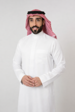 ثوب من فيرزساتشي، لون ابيض، سحاب مخفي من فيرساتشي