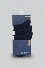 3 Pair Pack Boys Signature Ankle Socks – Black - Image 3