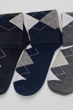 Men’s Signature Classic Pattern Socks - Image 2