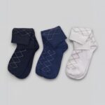 3 Pair Pack Heavy Cotton Long Socks, Men