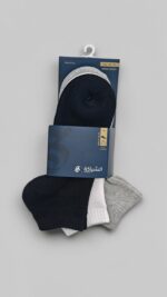 Premium 3-Pack Fully Cushioned Ankle Socks, Men - Image 2