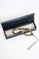 Alshiaka Royal Multi-Tone Agate Misbaha