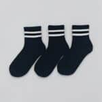 3 Pair Pack Men’s Signature Crew Socks, Sports Stripe