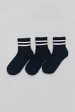 3 Pair Pack Men’s Signature Crew Socks, Sports Stripe