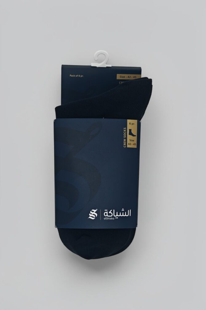 3 Pair Pack Men’s Signature Crew Socks, Sports Stripe - Image 3