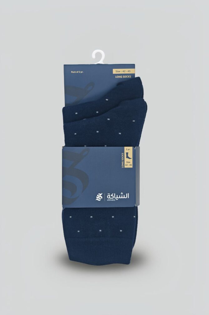 2 Pair Pack Men’s Cotton, Long Socks. - Image 3