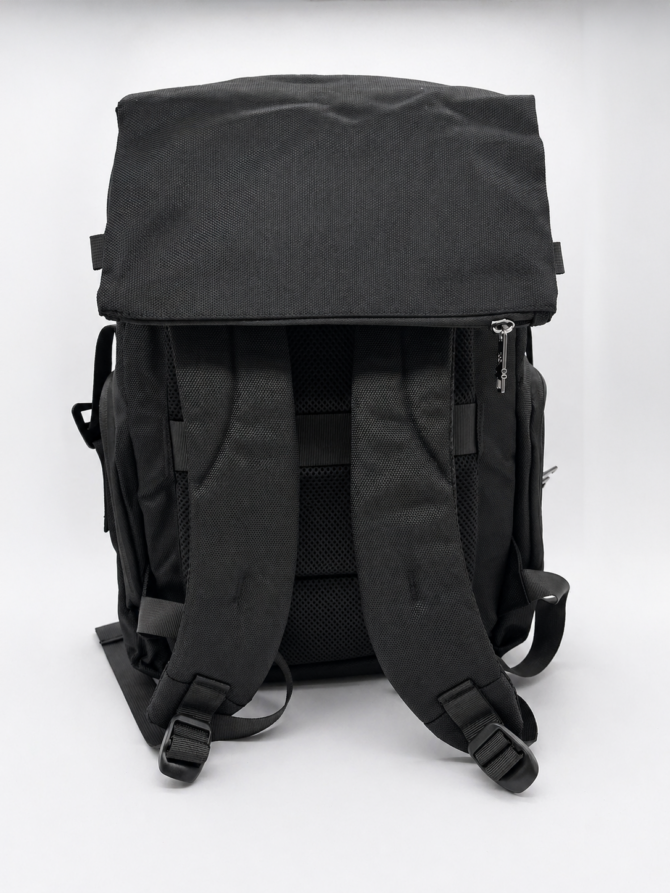 Premium Black Men's Backpack with Multi-Pocket - Image 2