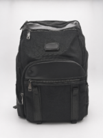 Luxury Black Men's Backpack with Multi-Pocket Design