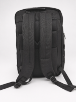 Luxury Black Men's Backpack with Multi-Pocket Design - Image 4