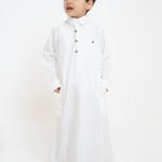 Al Shiaka Kids Trendy Thobe, Cream