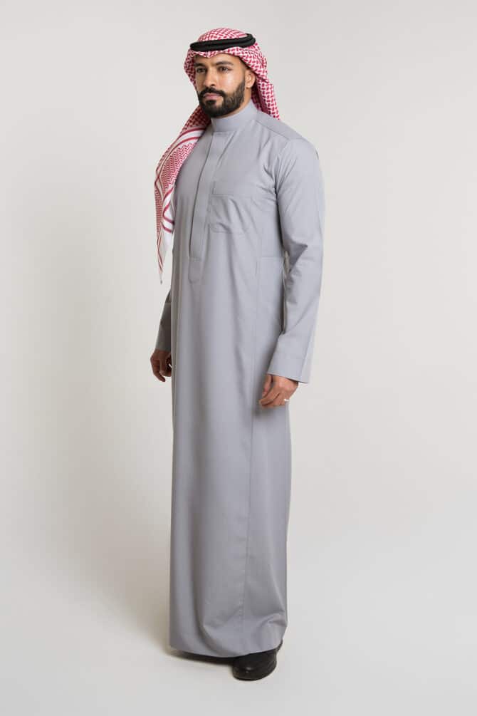 Classic Summer Grey Thobe - Image 3
