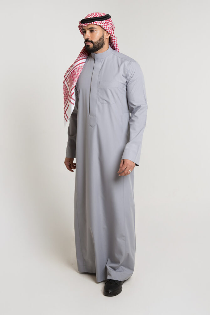 Classic Summer Grey Thobe - Image 4