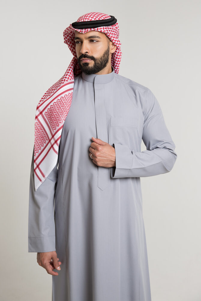 Classic Summer Grey Thobe - Image 5