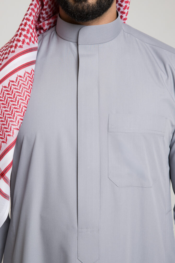 Classic Summer Grey Thobe - Image 6